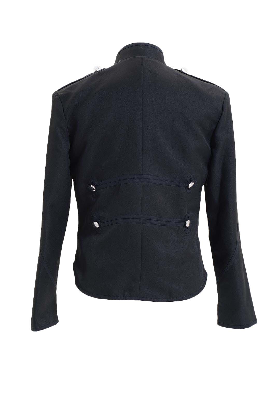 Back of military-style cosplay jacket from My Chemical Romance Black Parade