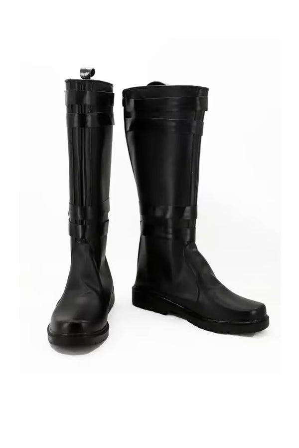 Black cosplay boots inspired by galaxy dark commander