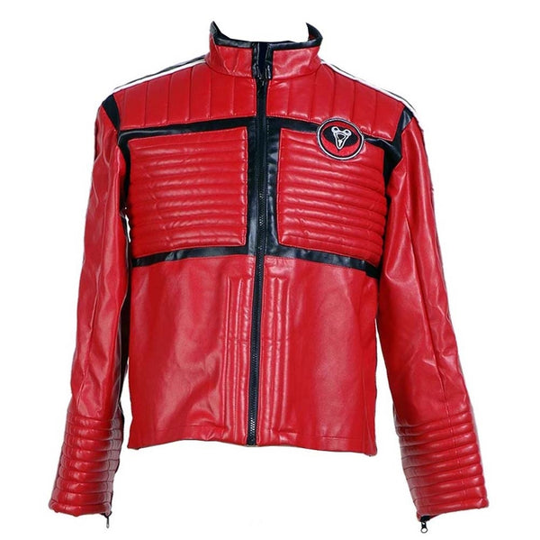Kobra Kid cosplay red jacket front view from MCR's Na Na Na