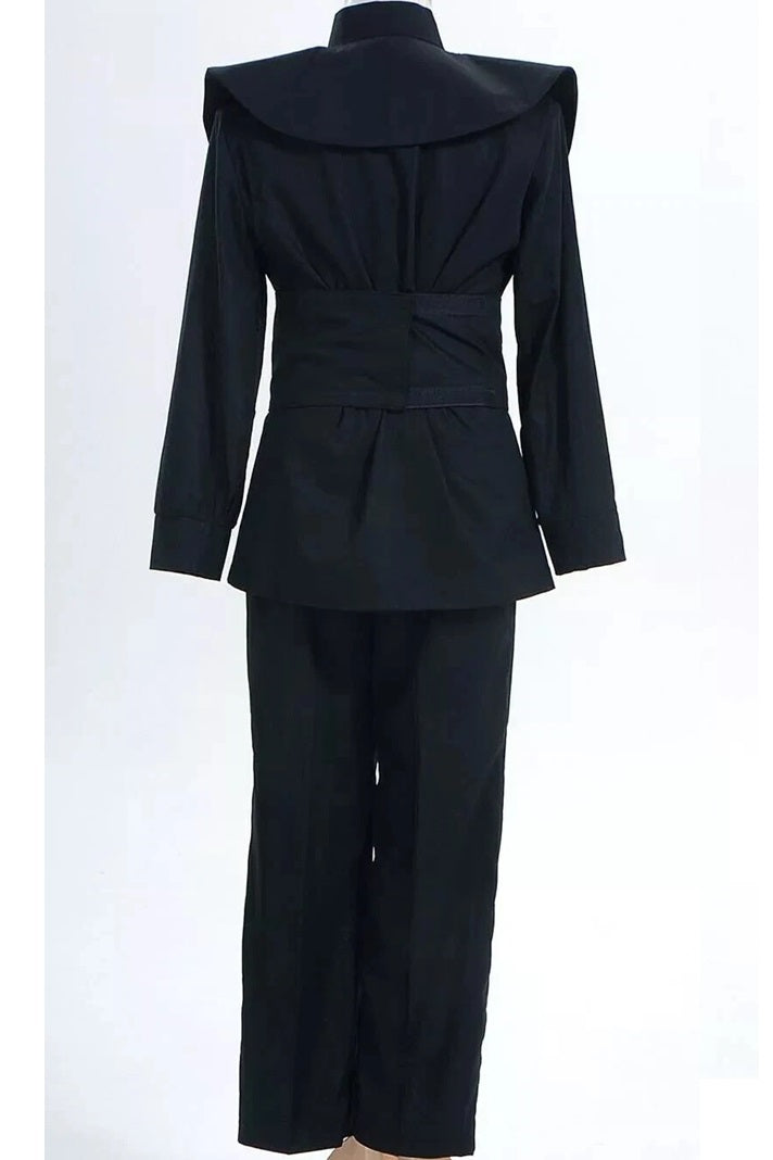 Back view of Luke Skywalker uniform cosplay costume