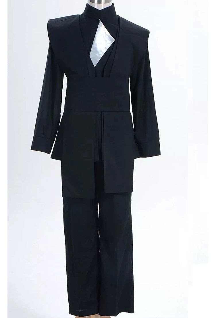Men's Luke Skywalker uniform cosplay costume front view  