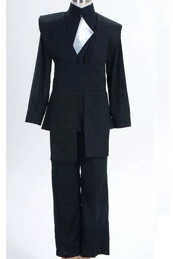 Men's Luke Skywalker uniform cosplay costume front view  