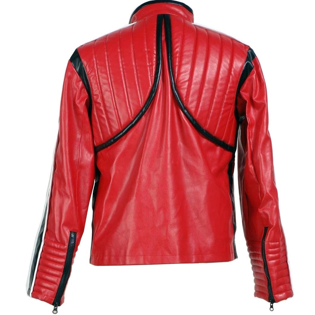 Back view of Kobra Kid red cosplay jacket from My Chemical Romance