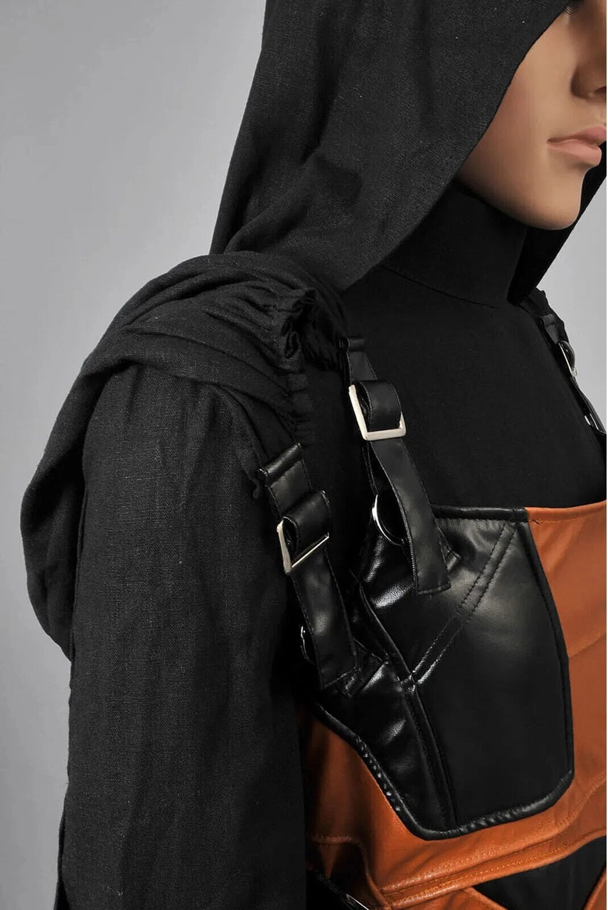 Darth Revan mask, belt, and armor accessories